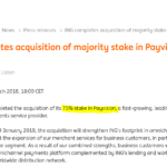 ING acquires Payvision