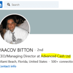Yaacov Bitton CEO and managing partner advcash